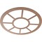 Ekena Millwork Grace Wood Fretwork Pierced Ceiling Medallion, Wood (Paint Grade), 34"OD x 12 3/8"ID x 3/8"T CMWP34X0375GRMF - alternate 3